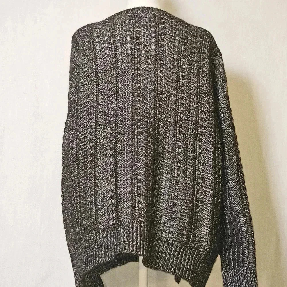 Juicy Couture Wool Blend Gold Label Knit Metallic Womens  Sweater SZ S